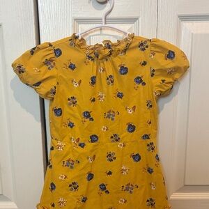 Janie and Jack Yellow Floral Dress